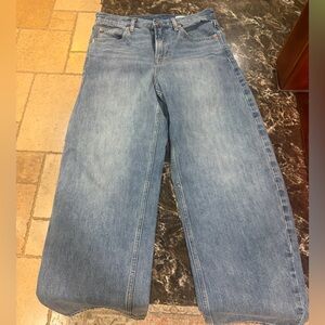 Gap barrel high rise jeans